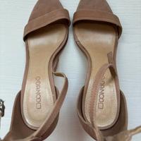 Scarpe tacco alto pelle scamosciata