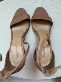 Scarpe tacco alto pelle scamosciata