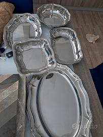 servizio di vassoi da 5 pinti inox