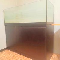 🐠🐢 ACQUARIO TERRARIO 240L + MOBILE Elegante Nero