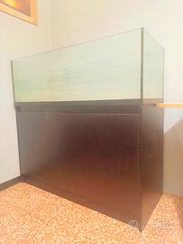 🐠🐢 ACQUARIO TERRARIO 240L + MOBILE Elegante Nero