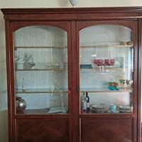 Grande vetrina il legno massello 