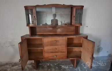 Credenza Vintage in art deco. Anni 40.
