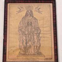 Stampa devozionale antica – “Maria SS. del Monte