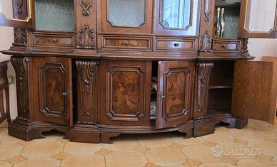 credenza anni 70 noce massiccio