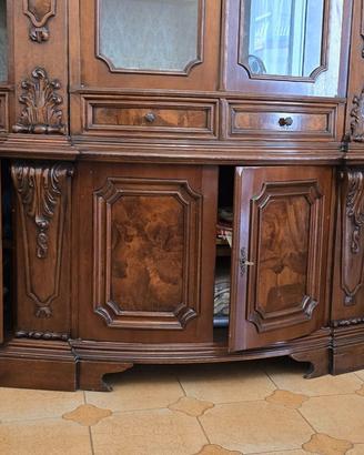 credenza anni 70 noce massiccio