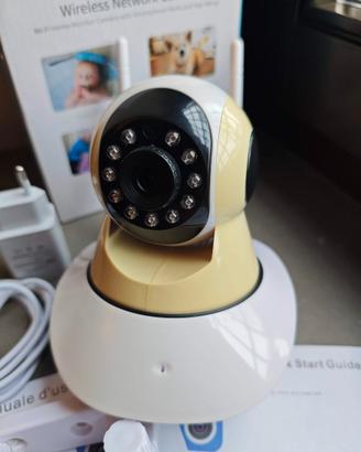 GTC Telecamera wireless HD WiFi sensore IR a infra