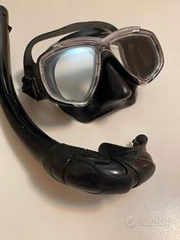 Cressi Maschera Sub EVO BIG EYES con boccaglio