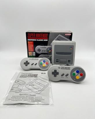 Snes Mini Super Nintendo Mini Completo di Scatola