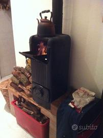 stufa a legno vintage