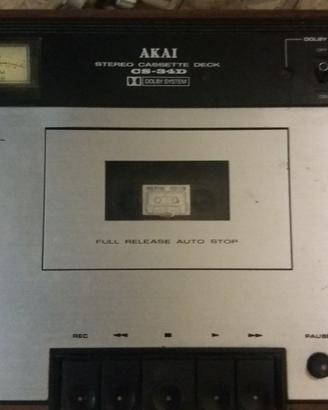 REGISTRATORE CASSETTE AKAI CS34D