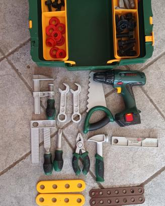 set attrezzi giocattolo bambino