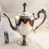 Caffettiera teiera antica argento sheffield
