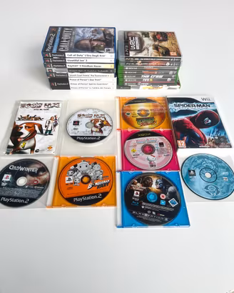 giochi console ps1 ps2 ps3 xbox 360 xbox One Wii
