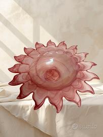 centrotavola fruttiera stile Murano XL mid-century