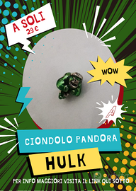Charm, Ciondolo Hulk collezione Pandora Avengers