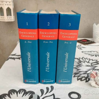 Enciclopedia Generale Garzanti – 3 volumi