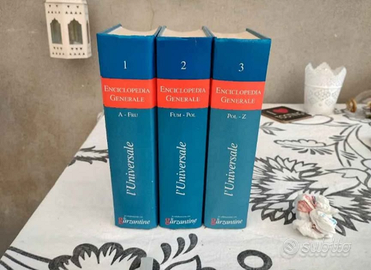 Enciclopedia Generale Garzanti – 3 volumi