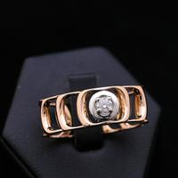 Damiani damianissima anello in oro rosa 18 kt