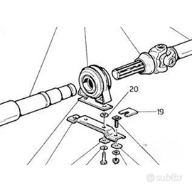 Maserati Ghibli Biturbo Supporto Albero cardano