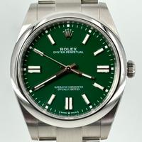 ROLEX OYSTER PERPETUAL GREEN