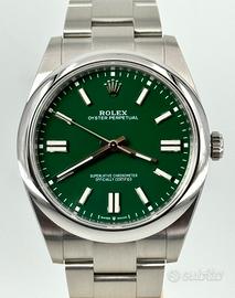 ROLEX OYSTER PERPETUAL GREEN