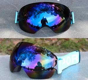 occhiali da neve per sci o snowboard 