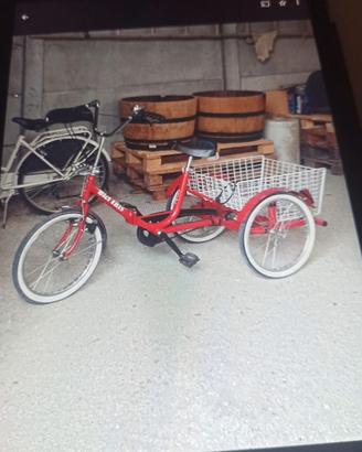 Bicicletta tre ruote