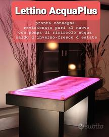 Lettino con materasso ad acqua