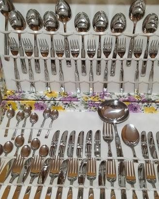 set posate in acciaio inox 