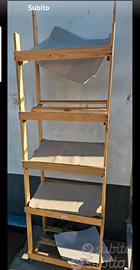 Scaffale in legno multi uso