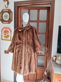 Vera pelliccia demi buff elegante - vintage