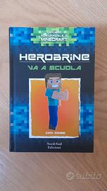 Libro Minecraft "Herobrine va a scuola"