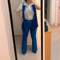 Set vintage 3 pezzi pantalone+ gilet + blusa  S/M