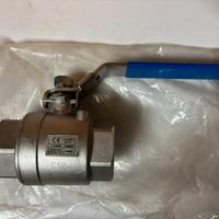 Valvola a sfera in acciaio inox da 1”1/2