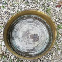 Vaso in ottone diametro 50 cm