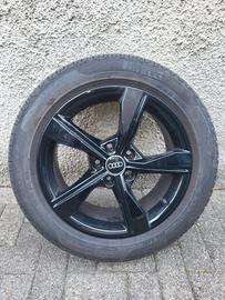 cerchi originali audi R17 + due treni gomme