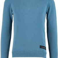 [John Richmond] Maglione 100% Cotone Blu Nuovo S