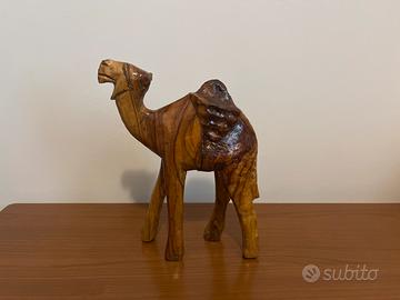 Cammello in legno fatto a mano - Tunisia