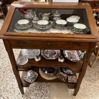 MOBILE LEGGIO CON TECA IN VETRO