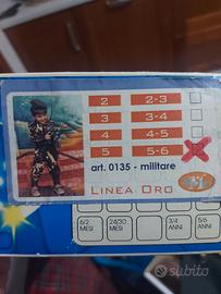 Vestito soldato età 5/6