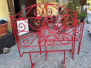 letto in ferro battuto primi 900