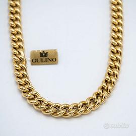 Collana “Il Giglio” groumetta oro giallo 18kt D.49
