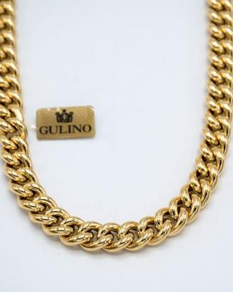 Collana “Il Giglio” groumetta oro giallo 18kt D.49