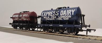 Hornby R6404 R6405 LMS carri cisterna latte sc 00