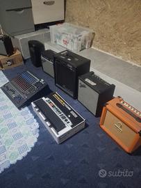 casse acustiche + mixer