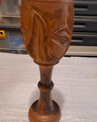 Calice in legno Intarziato