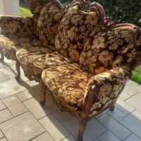 Poltrona 3 posti antica (NO SPEDIZIONE)