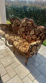 Poltrona 3 posti antica (NO SPEDIZIONE)