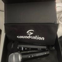 Microfoni Soundsation Vocal 300 pro + JTS tm-989